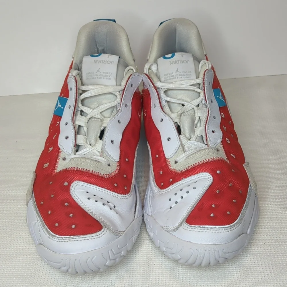 Nike Jordan Delta 2 Chile Red White Sneakers CV8121-600 Men's Size 12.5